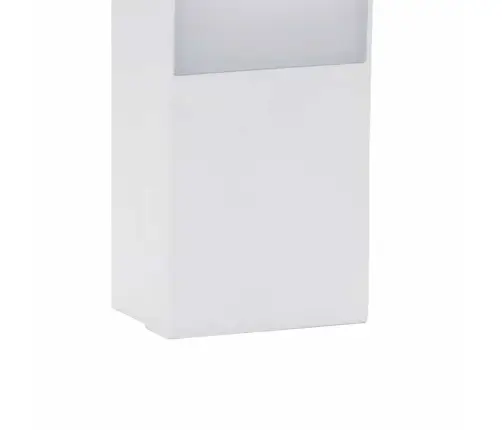 Āra Led Sienas Lampas, 2 Gab., Balta, Liets Alumīnijs Vidaxl