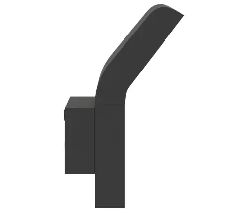 Õue Led-Seinavalgustid 2 Tk, Must, Survevalatud Alumiinium