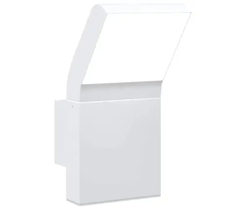 Āra Led Sienas Lampa, Balta, Liets Alumīnijs Vidaxl