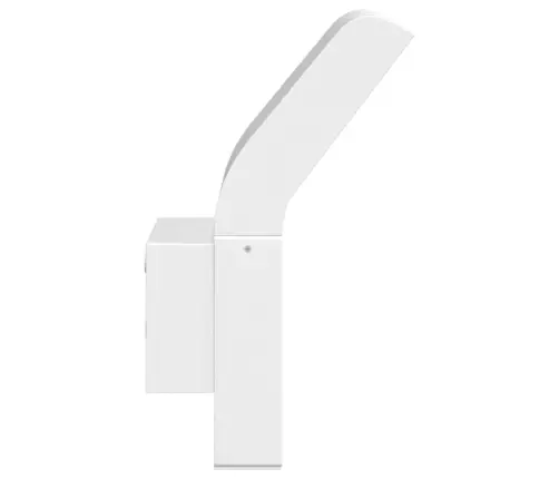 Āra Led Sienas Lampas, 2 Gab., Balta, Liets Alumīnijs Vidaxl