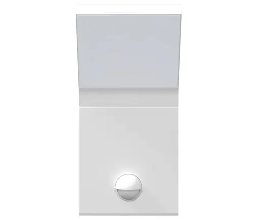 Āra Led Sienas Lampas Ar Sensoru 2 Gab. Balta Liets Alumīnijs Vidaxl