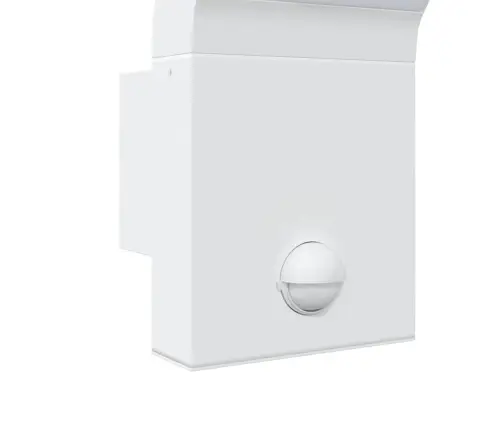 Āra Led Sienas Lampas Ar Sensoru 2 Gab. Balta Liets Alumīnijs Vidaxl