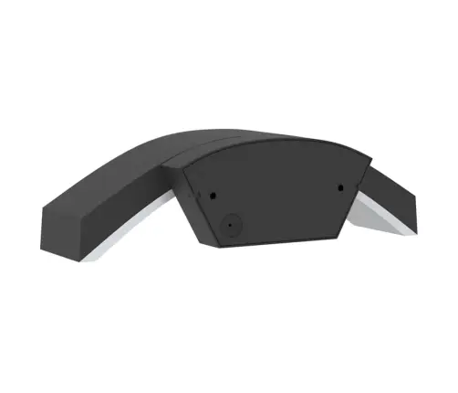 Āra Led Sienas Lampa Ar Sensora, Melns, Liets Alumīnijs Vidaxl