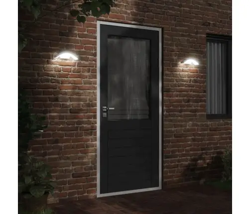 Õue Led-Seinavalgustid 2 Tk, Valge, Survevalatud Alumiinium