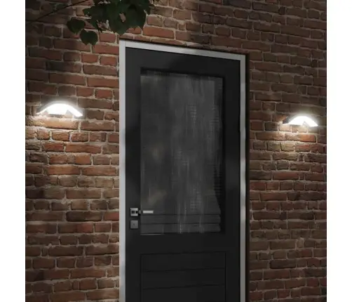 Õue Led-Seinavalgustid 2 Tk, Valge, Survevalatud Alumiinium