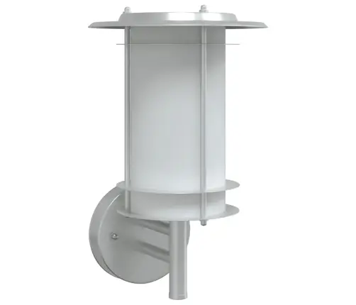 Āra Sienas Lampa, Sudrabaina, Nerūsējošs Tērauds Vidaxl