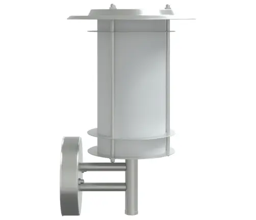 Āra Sienas Lampa, Sudrabaina, Nerūsējošs Tērauds Vidaxl