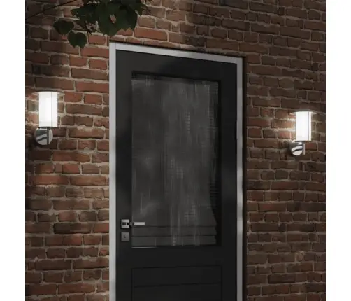 Āra Sienas Lampa, Sudrabaina, Nerūsējošs Tērauds Vidaxl