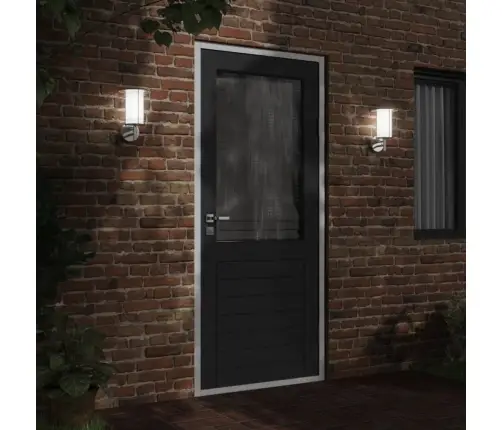 Õue Seinavalgustid 2 Tk, Hõbedane, Roostevaba Teras