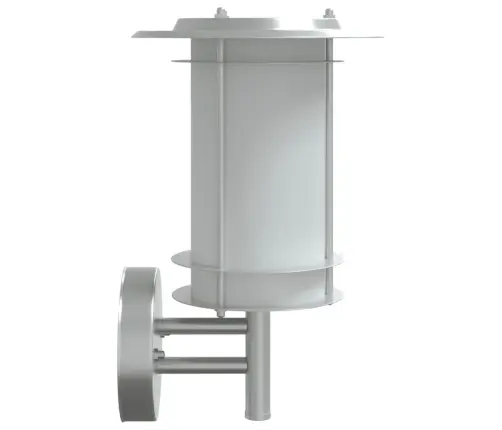 Õue Seinavalgustid 2 Tk, Hõbedane, Roostevaba Teras