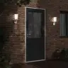 Āra Sienas Lampa Ar Sensoru, Sudrabaina, Nerūsējošais Tērauds Vidaxl