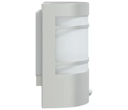 Lauko Šviestuvai Su Jutikliais, 2Vnt., Sidabriniai, Plienas