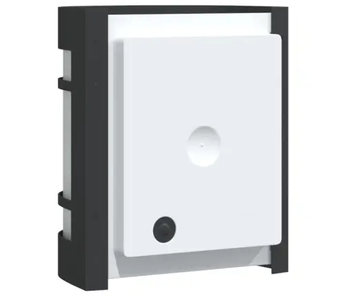 Āra Sienas Lampas, 2 Gab., Melns, Nerūsējošs Tērauds Vidaxl