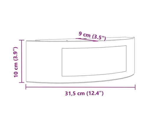 Āra Sienas Lampas, 2 Gab., Sudraba Krāsa, Nerūsējošs Tērauds Vidaxl