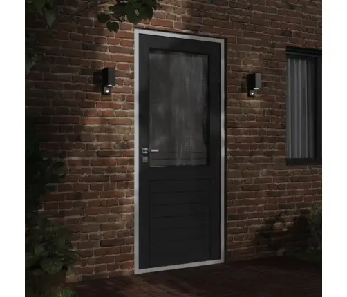 Anduriga Õue Seinavalgusti, Must, Survealumiinium