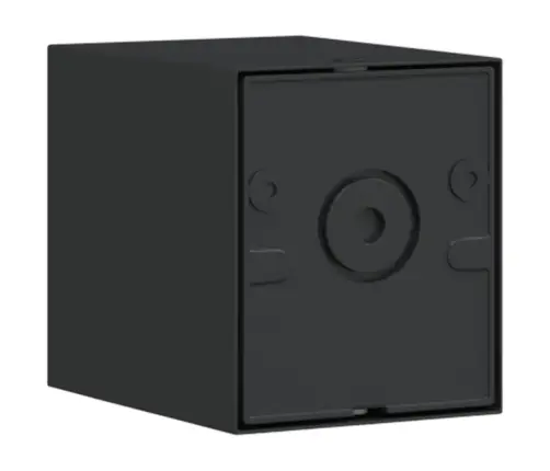 Āra Sienas Lampa, Melnas, Liets Alumīnijs Vidaxl