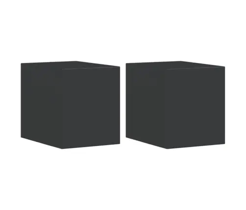 Õue Seinavalgustid 2 Tk, Must, Survevalatud Alumiinium