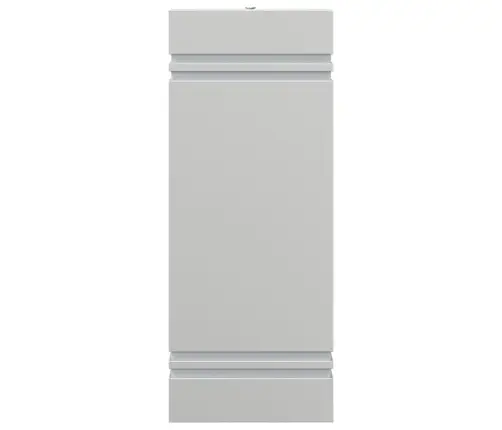 Sieniniai Lauko Šviestuvai, 2Vnt., Sidabriniai, Plienas