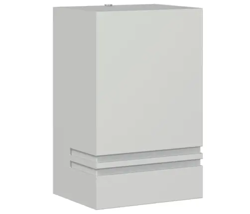 Āra Sienas Lampa, Sudrabaina, Nerūsējošs Tērauds Vidaxl