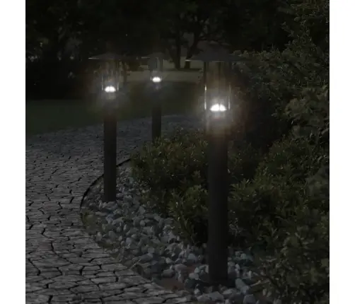 Õue Lambipost, Must, 60 cm Roostevaba Teras