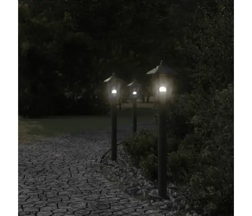 Õue Lambipost, Must, 80 cm Roostevaba Teras