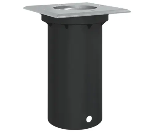 Lauko Šviestuvas, Juodos Spalvos, 10,5X10,5cm Lietas Aliuminis