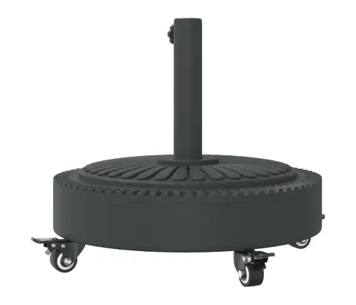 Ratastega Päikesevarju Alus, Ø38/48 Mm Postile, 27 Kg Ümmargune