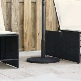 Saulessarga Pamatne Ar Riteņiem, Ø38 / 48 Mm Kātiem, 12 Kg Vidaxl