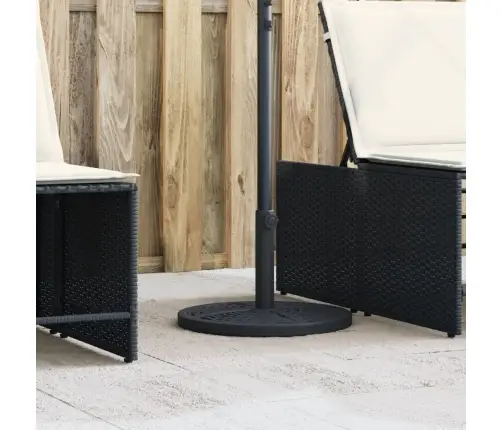 Saulessarga Pamatne Ar Riteņiem, Ø38 / 48 Mm Kātiem, 12 Kg Vidaxl