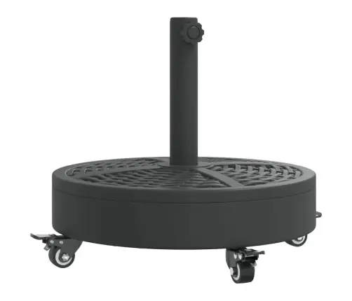 Ratastega Päikesevarju Alus, Ø38/48 Mm Postile, 27 Kg Ümmargune