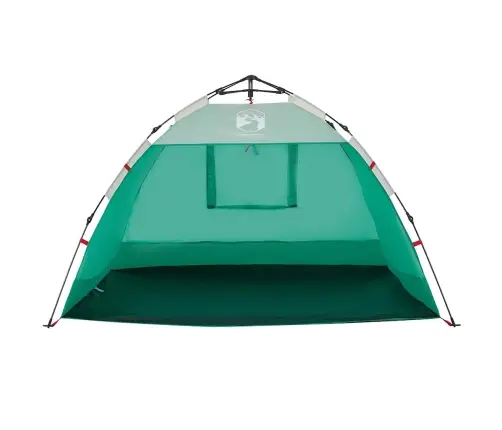 Pludmales Telts 2 Personām, Zaļa, Ūdensnecaurlaidīga Vidaxl
