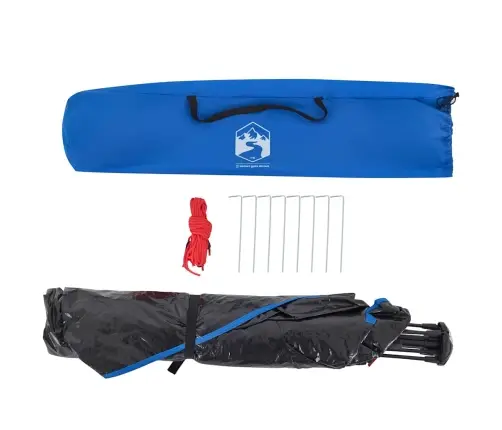 Pludmales Telts 2 Personām, Debeszila, Ūdensnecaurlaidīga Vidaxl