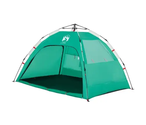 Pludmales Telts 2 Personām, Zaļa, Ūdensnecaurlaidīga Vidaxl