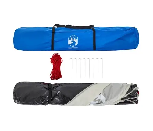 Pludmales Telts 4 Personām, Debeszila, Ūdensnecaurlaidīga Vidaxl