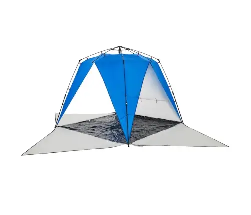 Pludmales Telts 4 Personām, Debeszila, Ūdensnecaurlaidīga Vidaxl