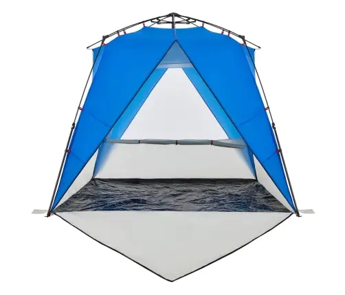 Pludmales Telts 4 Personām, Debeszila, Ūdensnecaurlaidīga Vidaxl