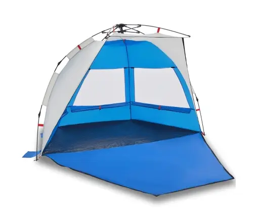 Pludmales Telts 2 Personām, Debeszila, Ūdensnecaurlaidīga Vidaxl