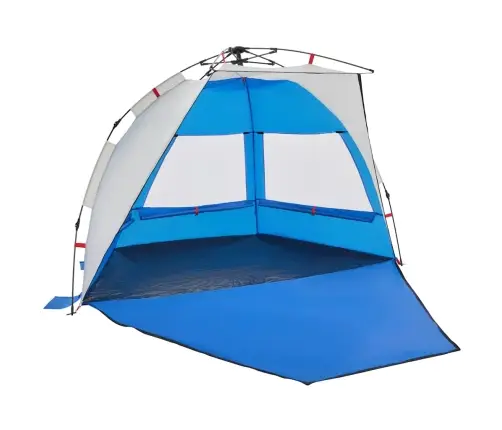 Pludmales Telts 2 Personām, Debeszila, Ūdensnecaurlaidīga Vidaxl