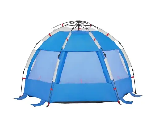 Pludmales Telts 2 Personām, Debeszila, Ūdensnecaurlaidīga Vidaxl