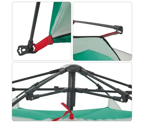 Paplūdimio Palapinė, Jūros Žalia, Trivietė, Greito Atleidimo