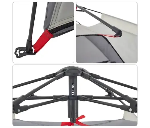 Rannatelk 3 Inimesele, Hall, Kiirvabastus, Veekindel