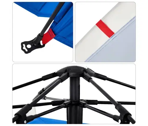 Paplūdimio Palapinė, Mėlyna, Trivietė, Greito Atleidimo