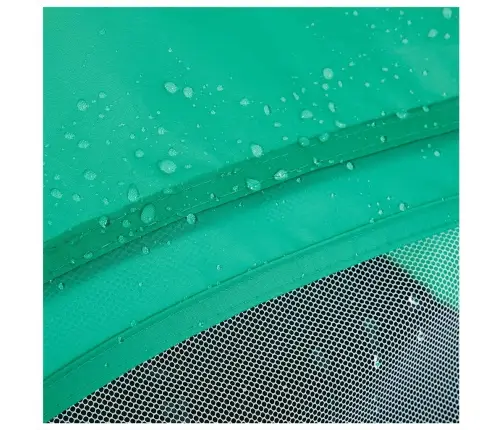 Pludmales Telts 3 Personām, Zaļa, Ūdensnecaurlaidīga Vidaxl