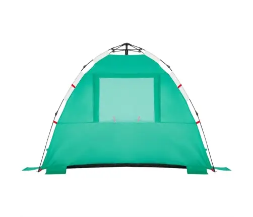 Pludmales Telts 3 Personām, Zaļa, Ūdensnecaurlaidīga Vidaxl