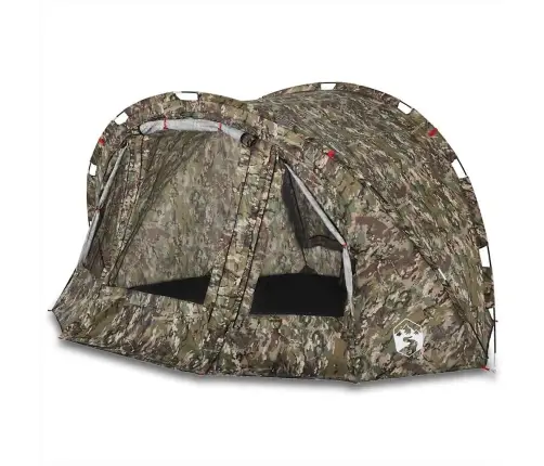 Makšķernieku Telts 5 Personām, Kamuflāža, Ūdensnecaurlaidīga Vidaxl