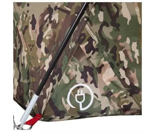 Makšķernieku Telts 5 Personām, Kamuflāža, Ūdensnecaurlaidīga Vidaxl