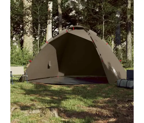 Kempinga Telts 4 Personām, Olīvu Zaļa Vidaxl