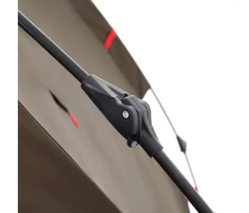 Makšķernieku Telts 4 Personām, Brūna, Ātri Saliekama Vidaxl