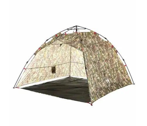 Makšķernieku Telts 4 Personām, Kamuflāža, Ātri Saliekama Vidaxl