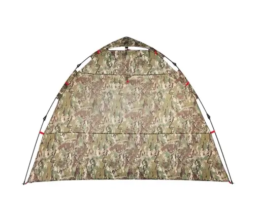 Makšķernieku Telts 4 Personām, Kamuflāža, Ātri Saliekama Vidaxl